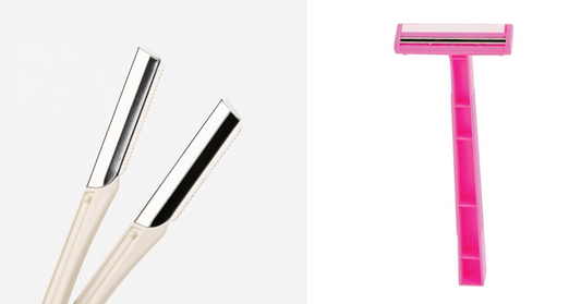 Dermaplaning vs shaving comparison image