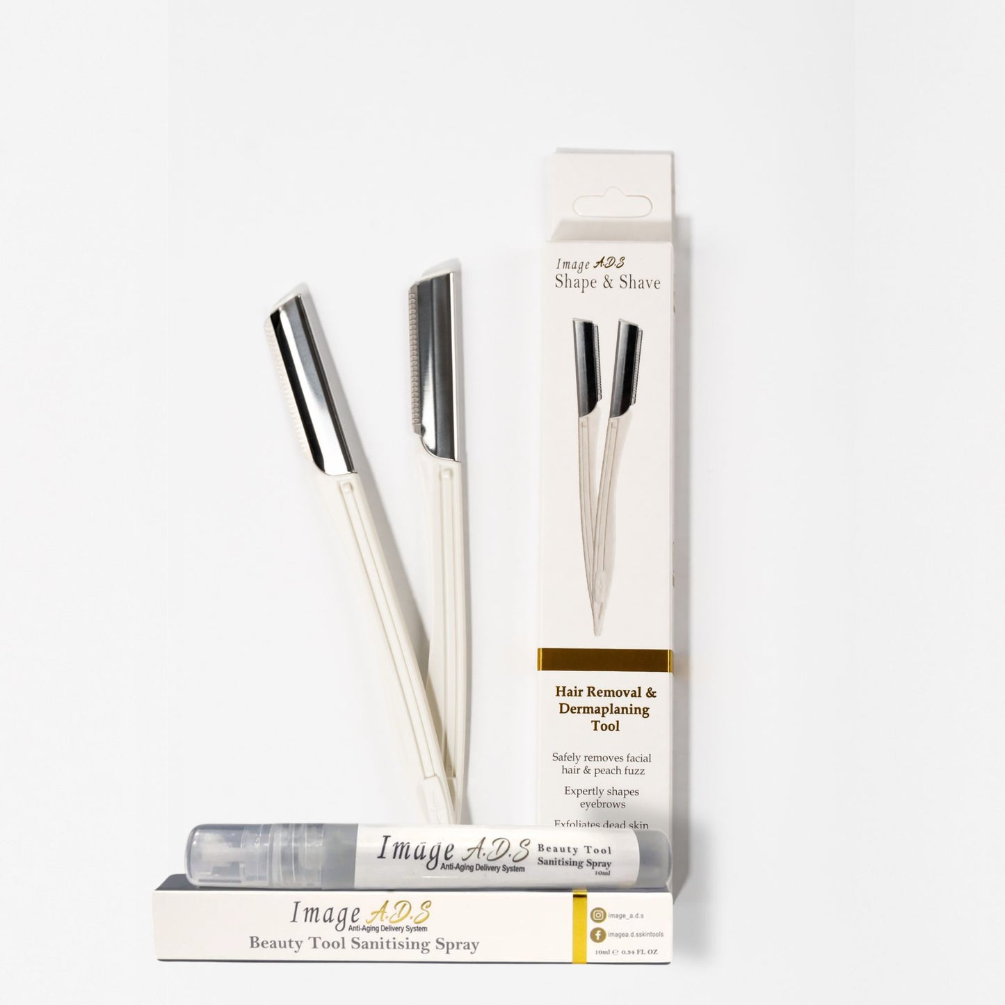 Shape & Shave™ + Spray Duo | Dermaplaning Tool