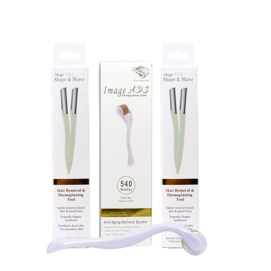 Add on - 2x Image A.D.S Shape & Shave & Get A Free 0.5mm Dermaroller Worth €45