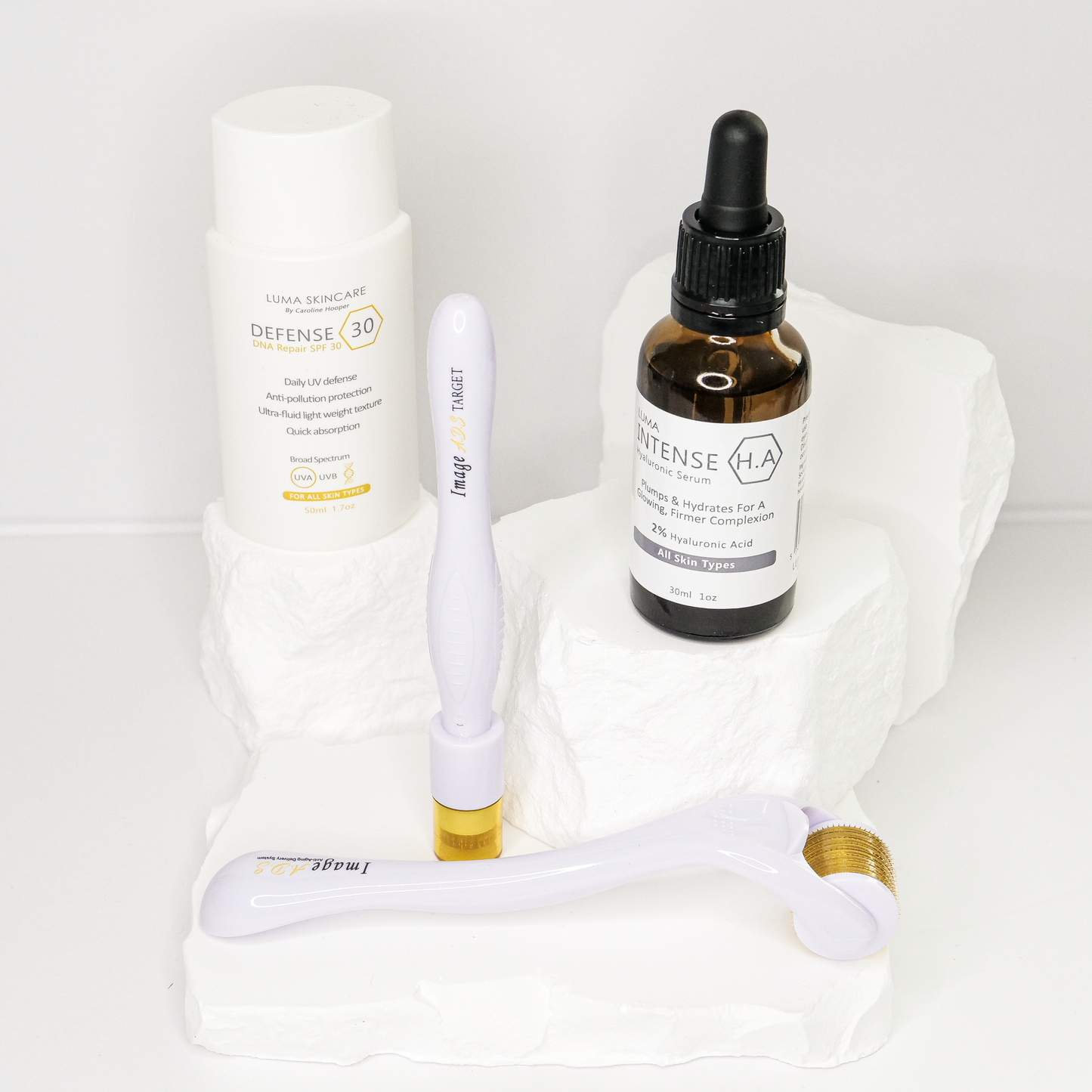 Face & Eye Stack For Aging/Tired Skin | Microneedling Kit